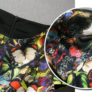 Fashion Butterfly Print Dress Ca922eg