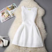 Fashion spell color lace dress ZX1014BF