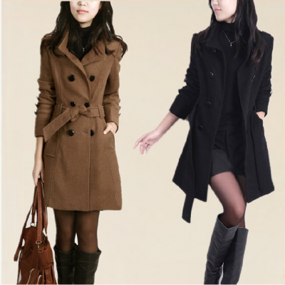 Double-breasted wool coat BN1112BJ