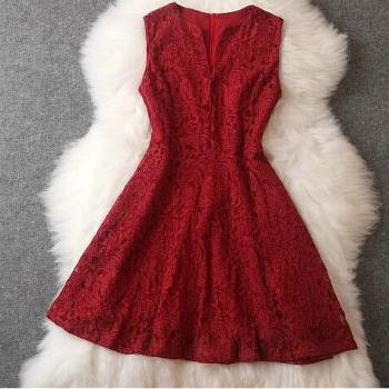 Fashion Lace Dress Dress S..