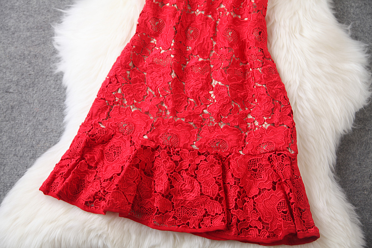 Red Lace Dress on Luulla